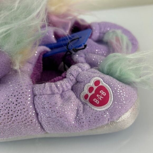 Build-A-Bear Purple Unicorn Slipper Sz M (12-13) - Picture 3 of 12